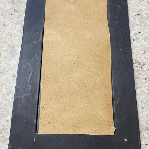 Vintage 19 X 11 Nautical Themed Resin Blue And Yellow Mirror‎ - Picture 7 of 8